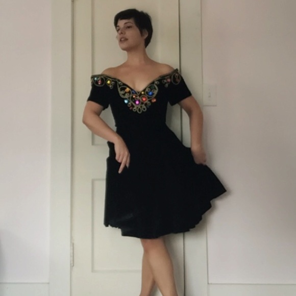 Expo Nite Glam 80’s Party Dress - size Small - Picture 3 of 3